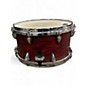 Used Orange County Drum & Percussion 13in MAPLE ASH Trans Red Drum
