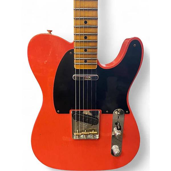 Used Fender Custom Shop 1954 Journeyman Telecaster FADED AGED FIESTA RED Solid Body Electric Guitar