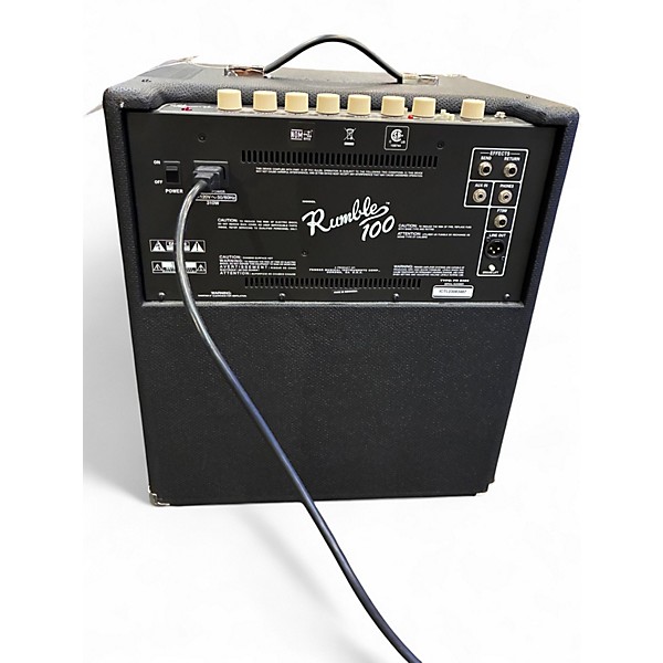 Used Fender Rumble 100 1x15 100W Bass Combo Amp