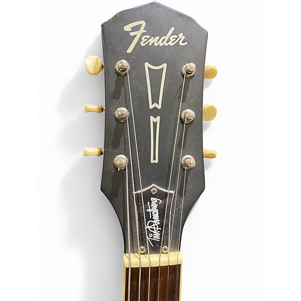 Used Fender Tim Armstrong Hellcat Mahogany Acoustic Electric Guitar