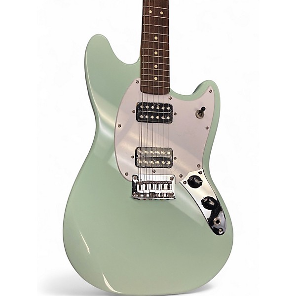Used Squier SONIC MUSTANG Surf Green Solid Body Electric Guitar