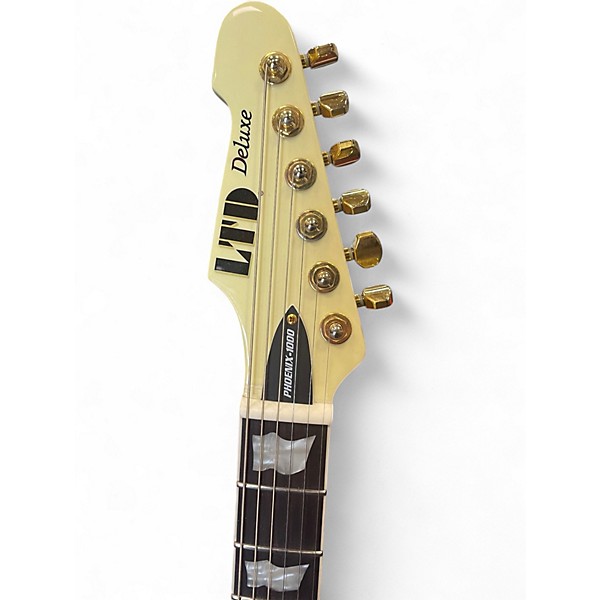 Used ESP LTD PHOENIX 1000 Yellow Solid Body Electric Guitar