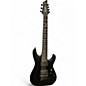 Used Schecter Guitar Research Damien 7 String Black Solid Body Electric Guitar thumbnail