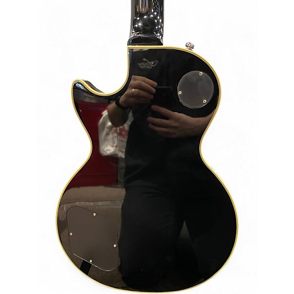 Used Epiphone Les Paul Custom Pro Ebony Solid Body Electric Guitar
