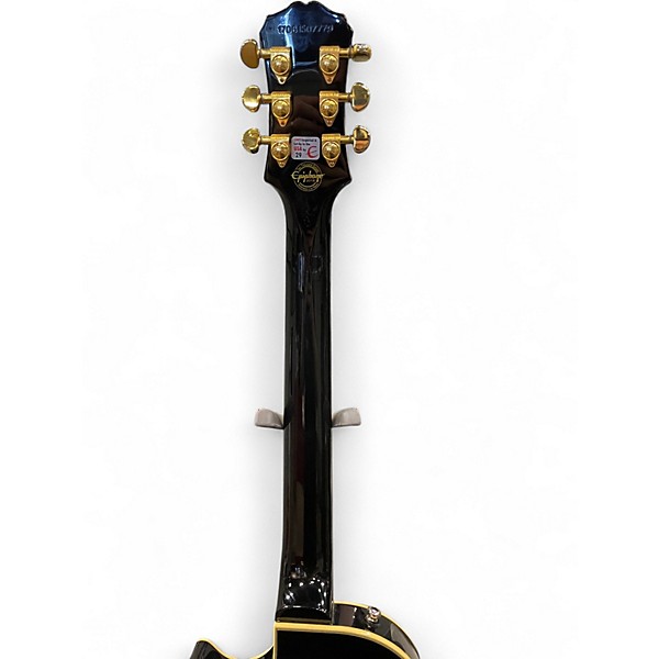 Used Epiphone Les Paul Custom Pro Ebony Solid Body Electric Guitar