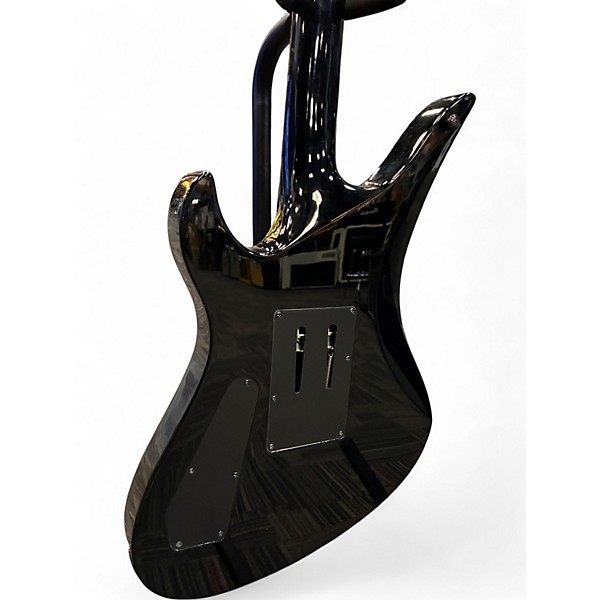 Used Schecter Guitar Research Synyster Gates Signature Custom Black with Silver Pinstripes Solid Body Electric Guitar