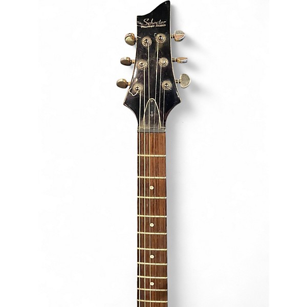 Used Schecter Guitar Research C1 Standard Black Solid Body Electric Guitar