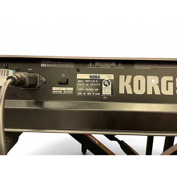 Used 2020s KORG NAUTILUS 61 Keyboard Workstation