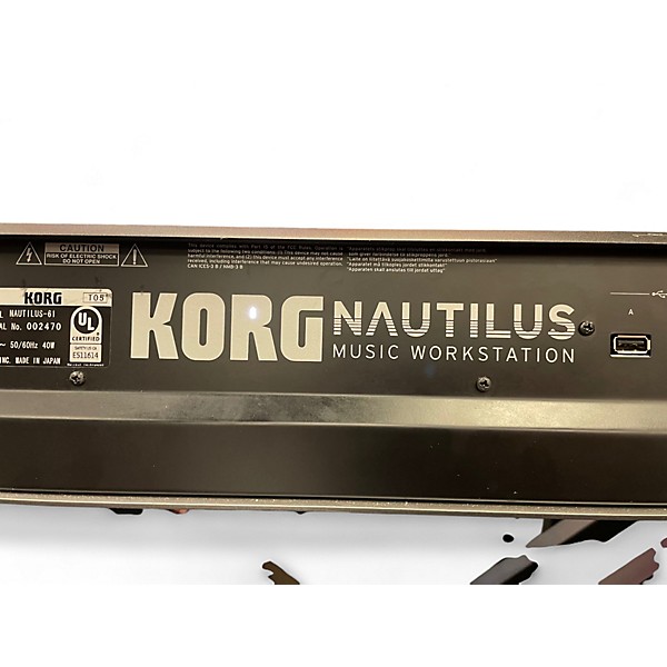 Used 2020s KORG NAUTILUS 61 Keyboard Workstation