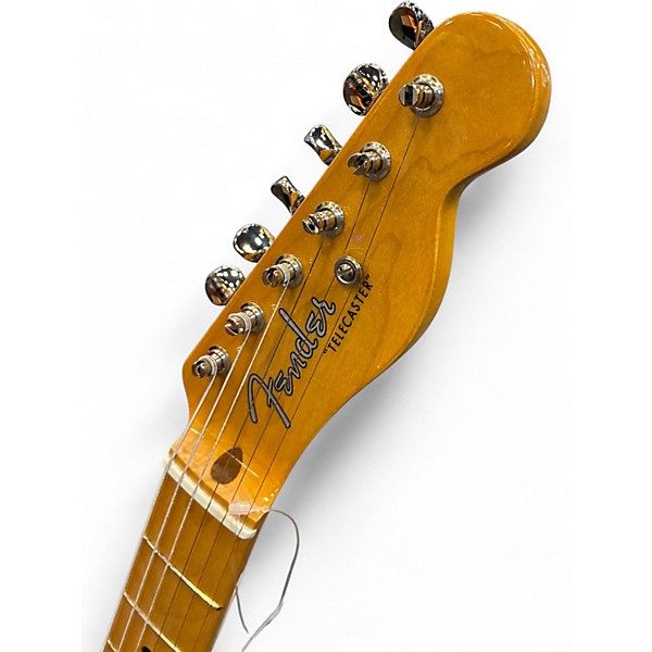 Used 2024 Fender AMERICAN VINTAGE II Butterscotch Blonde Solid Body Electric Guitar
