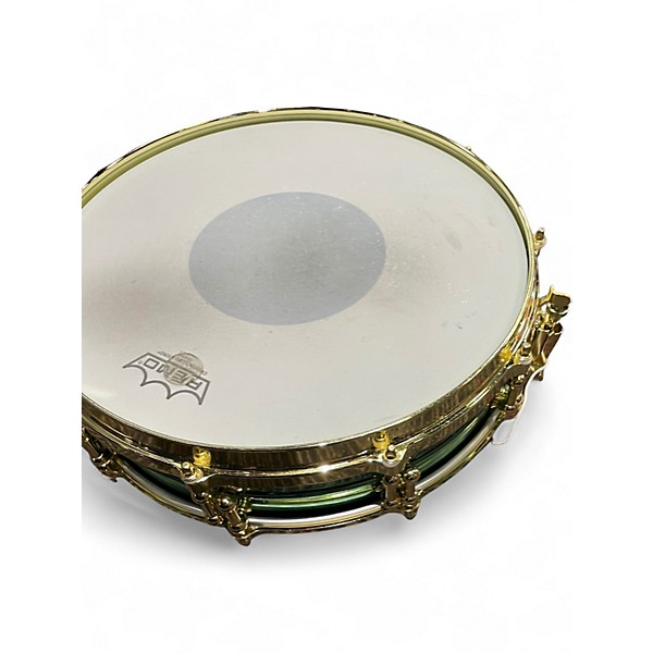 Used Ludwig 14X3 Carl Palmer Snare brass Drum
