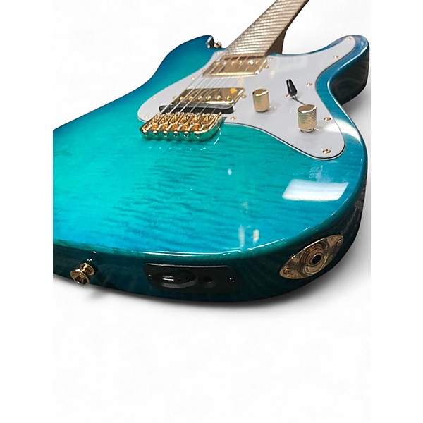 Used Jamstik Jsmg172100 Ocean burst and gold Solid Body Electric Guitar