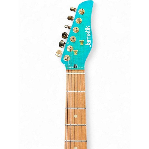 Used Jamstik Jsmg172100 Ocean burst and gold Solid Body Electric Guitar