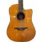 Used Lag Guitars T100DCE Natural Acoustic Electric Guitar