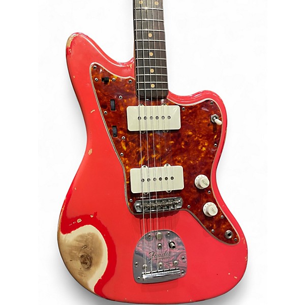 Vintage 1962 Fender Jazzmaster Fiesta Red Solid Body Electric Guitar