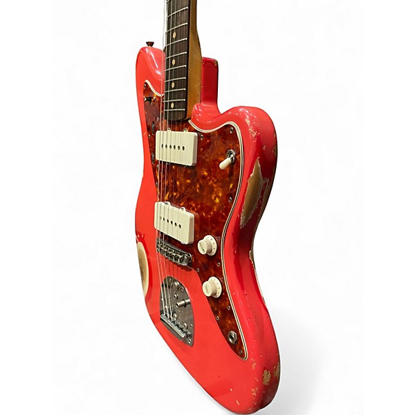 Vintage 1962 Fender Jazzmaster Fiesta Red Solid Body Electric Guitar