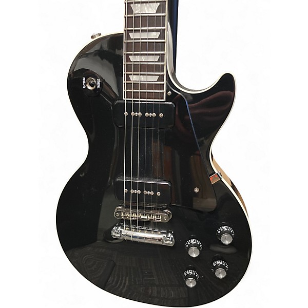 Used Gibson Les Paul Classic P90 Ebony Solid Body Electric Guitar
