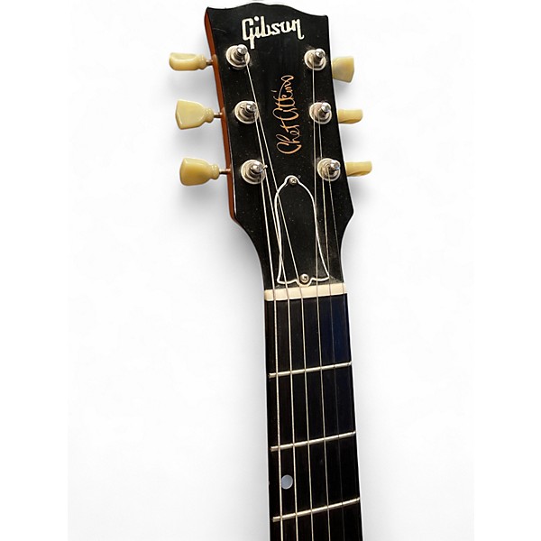 Used Gibson Chet Atkins Orange Hollow Body Electric Guitar