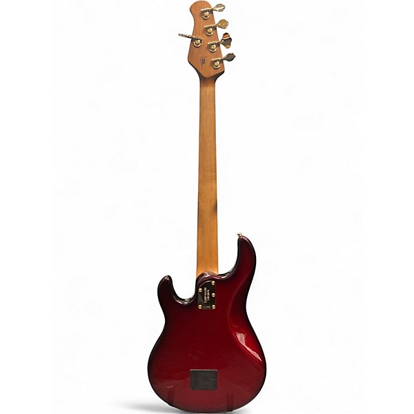 Used Ernie Ball Music Man Stingray 5 HH Red Electric Bass Guitar