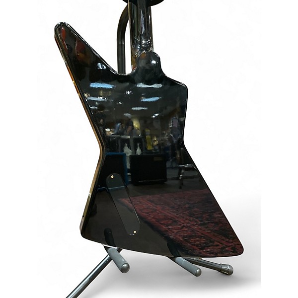 Used Gibson Explorer Custom Black Solid Body Electric Guitar