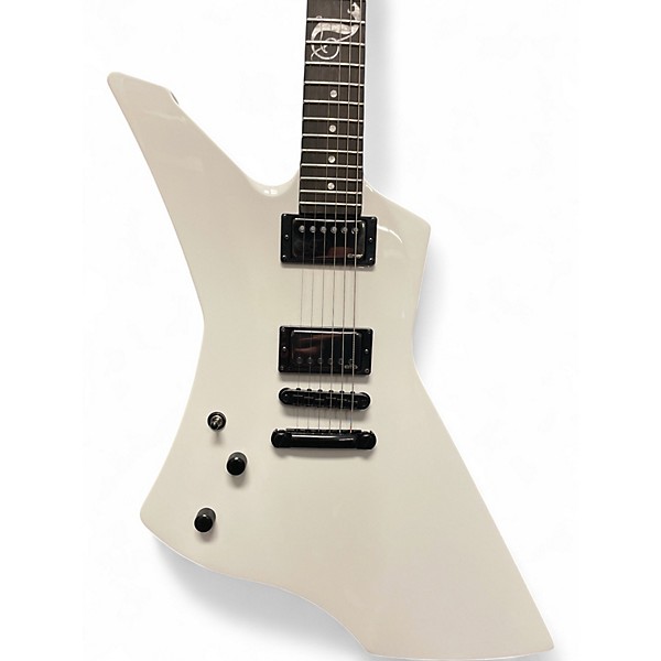 Used ESP LTD Snakebite Left Handed White Electric Guitar