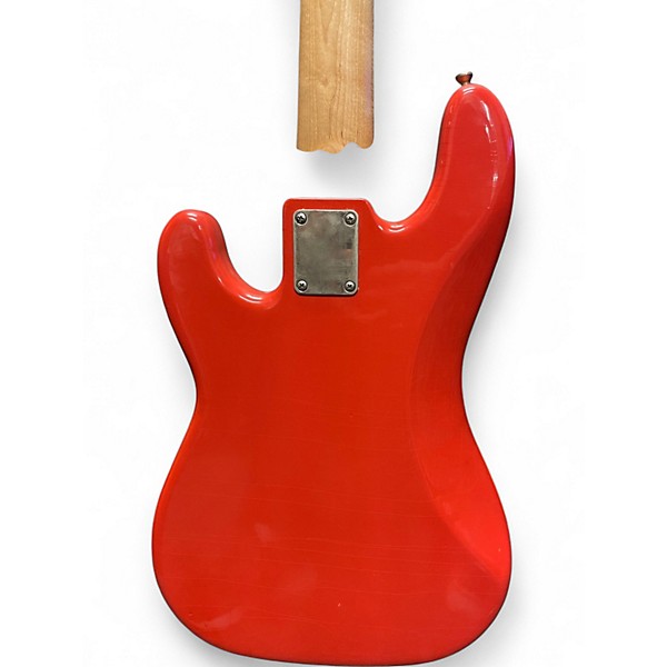 Used Miscellaneous Bluesman SS Devile 2T V Fiesta Red Electric Bass Guitar