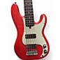 Used Miscellaneous Bluesman SS Devile 2T V Fiesta Red Electric Bass Guitar