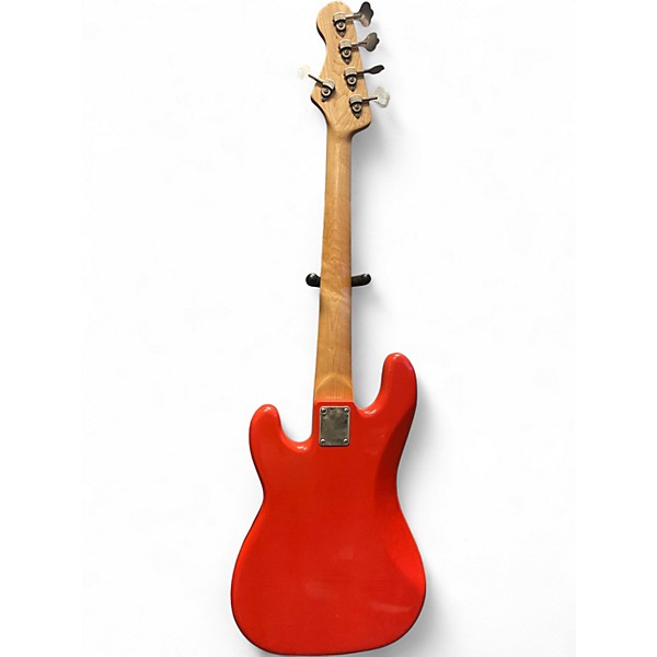 Used Miscellaneous Bluesman SS Devile 2T V Fiesta Red Electric Bass Guitar