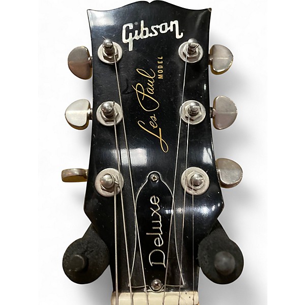 Vintage 1974 Gibson Les Paul Deluxe Sunburst Solid Body Electric Guitar