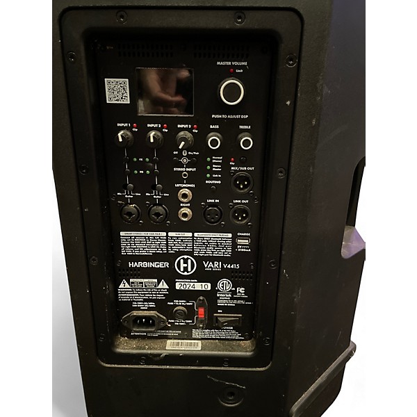 Used Harbinger V4115 Powered Speaker