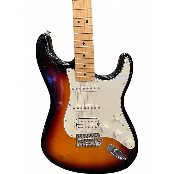 Used Fender American Standard Stratocaster 2 Tone Sunburst Solid Body Electric Guitar