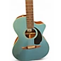 Used Fender Newporter Player Teal Acoustic Electric Guitar