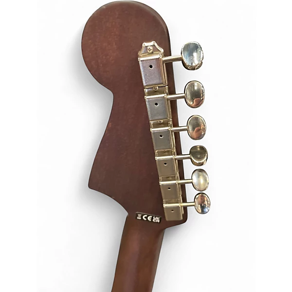 Used Fender Newporter Player Teal Acoustic Electric Guitar
