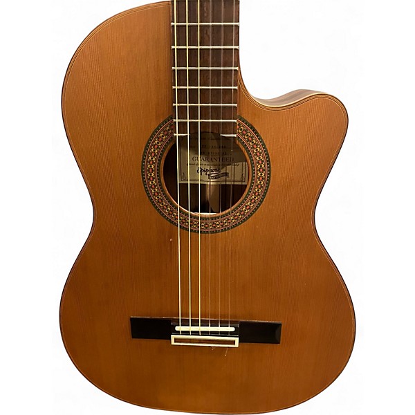 Used Epiphone EN-546CE NATURAL SATIN Classical Acoustic Electric Guitar