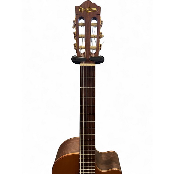 Used Epiphone EN-546CE NATURAL SATIN Classical Acoustic Electric Guitar