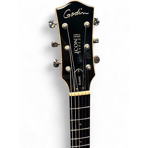 Used 2011 Godin Icon Type 2 Convertible Natural Solid Body Electric Guitar