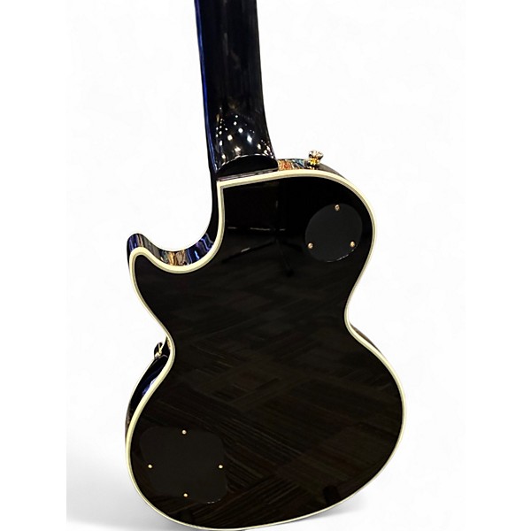 Used 2023 Epiphone Les Paul Custom Black Solid Body Electric Guitar