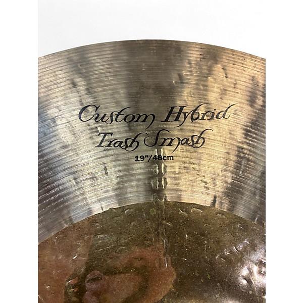 Used Zildjian 19in K Custom Hybrid Trash Smash Cymbal