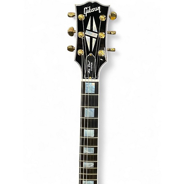 Used Gibson LES PAUL CUSTOM EBONY Solid Body Electric Guitar