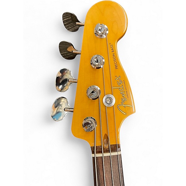 Used Fender American Professional Classic Precision Bass Faded Sherwood Green Metallic Electric Bass Guitar