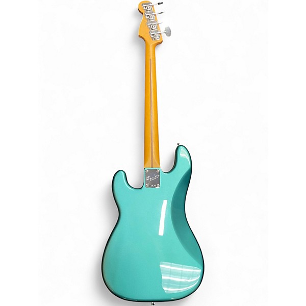 Used Fender American Professional Classic Precision Bass Faded Sherwood Green Metallic Electric Bass Guitar