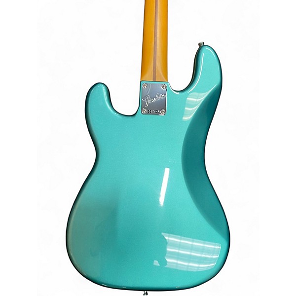 Used Fender American Professional Classic Precision Bass Faded Sherwood Green Metallic Electric Bass Guitar