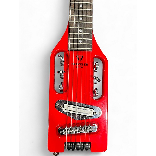 Used Traveler Guitar Ultra Light Red Acoustic Guitar
