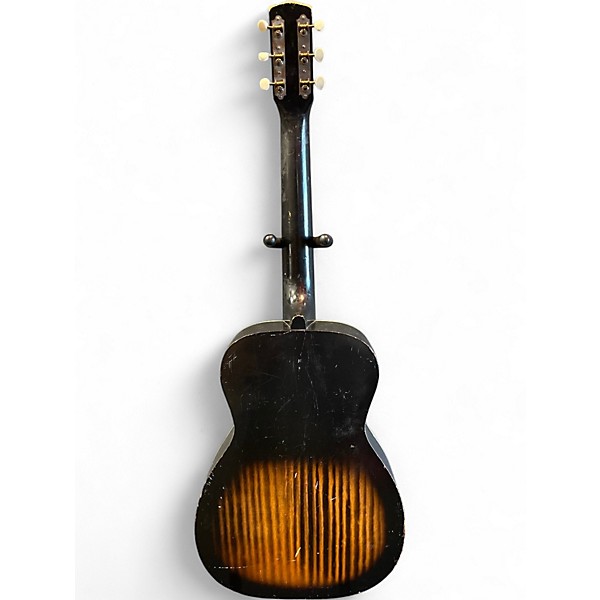 Vintage 1960s Harmony Stella H929 Tobacco Sunburst Acoustic Guitar