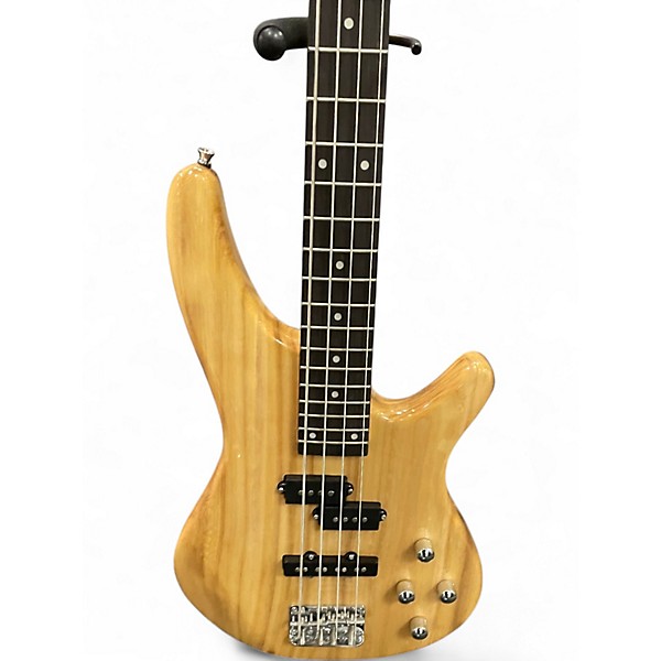 Used Glarry GIB Beginner Bass Natural Electric Bass Guitar