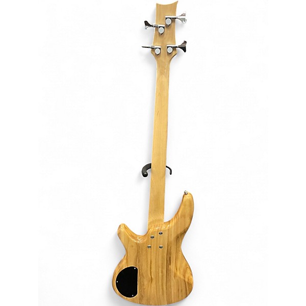 Used Glarry GIB Beginner Bass Natural Electric Bass Guitar