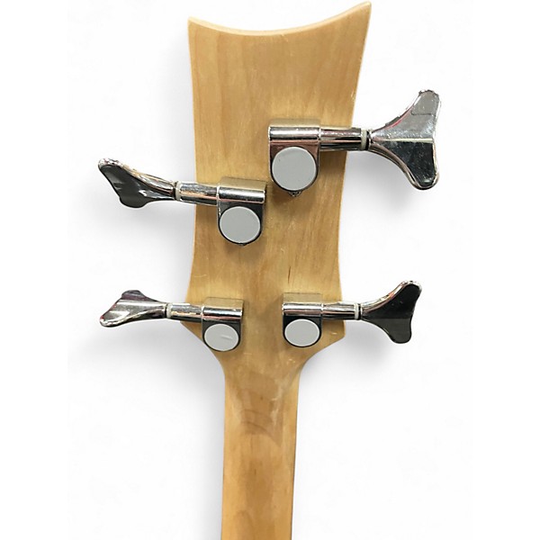 Used Glarry GIB Beginner Bass Natural Electric Bass Guitar