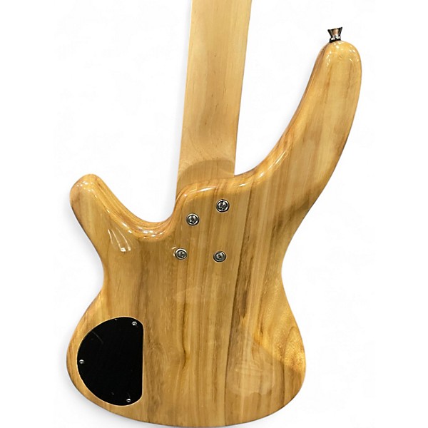 Used Glarry GIB Beginner Bass Natural Electric Bass Guitar