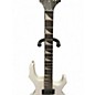 Used Glarrry Burning Fire Arctic White Solid Body Electric Guitar
