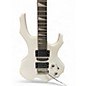 Used Glarrry Burning Fire Arctic White Solid Body Electric Guitar